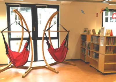 Biblioteca de Bremen - Hamacas para sentarse a leer